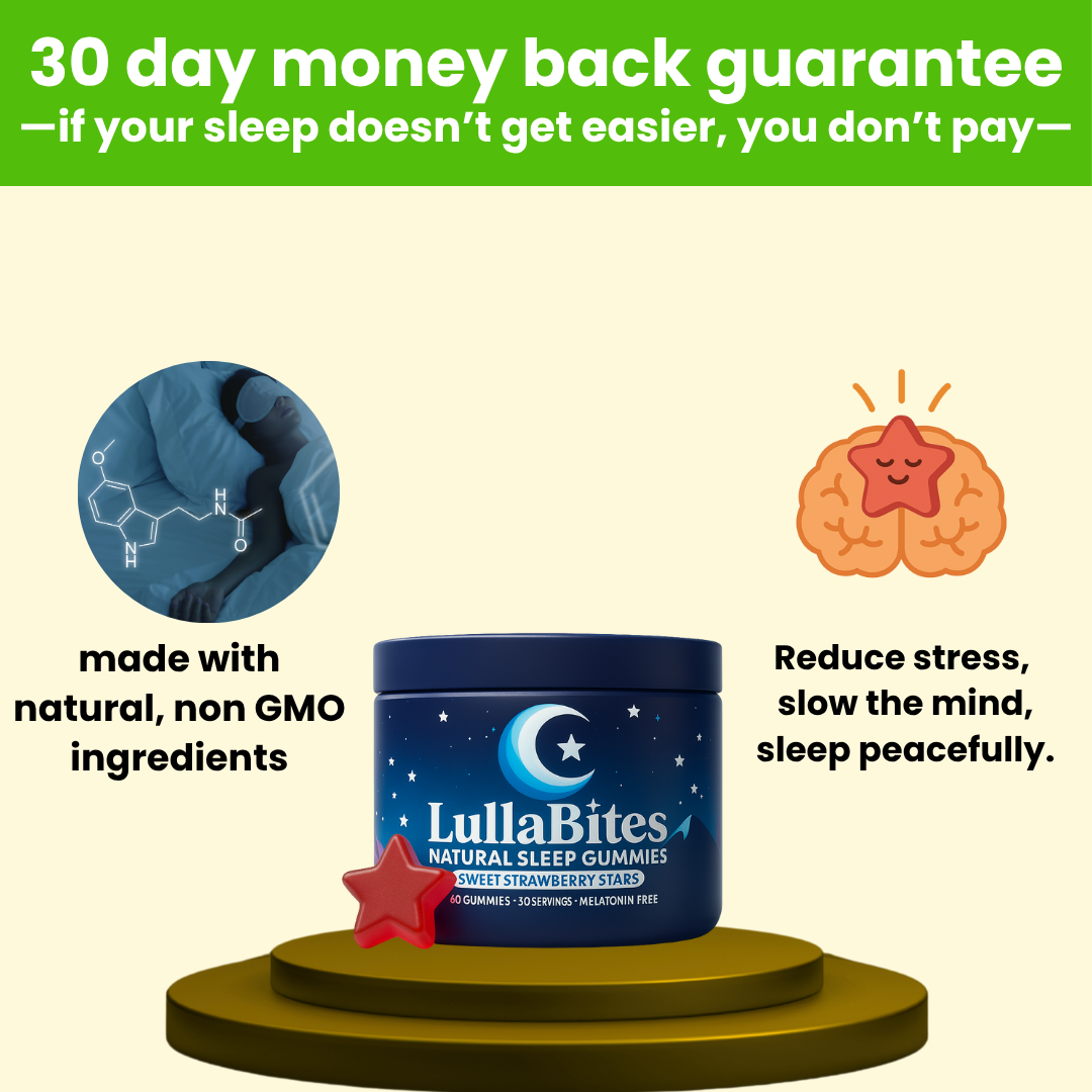 Melatonin-Free Strawberry Sleep Bites