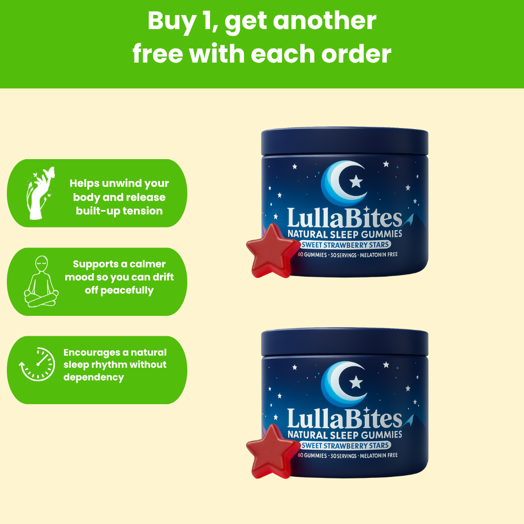 Melatonin-Free Strawberry Sleep Bites