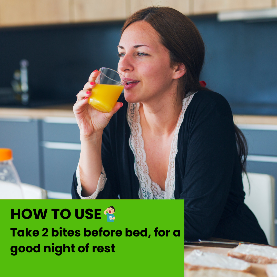 Melatonin-Free Strawberry Sleep Bites